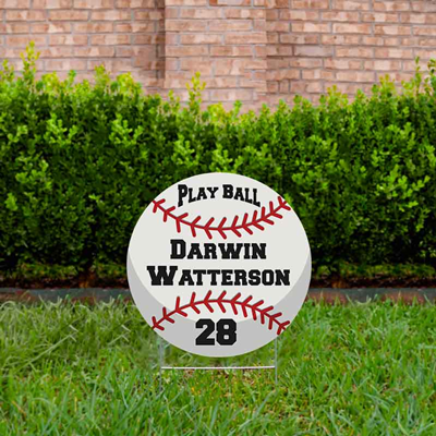Baseball Yard Sign