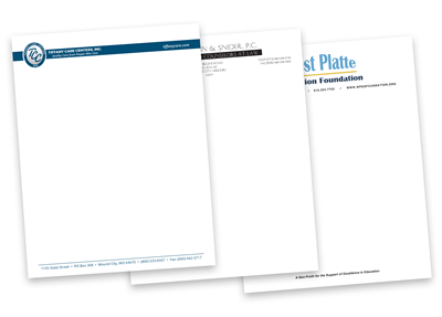 Letterhead 8.5" x 11"