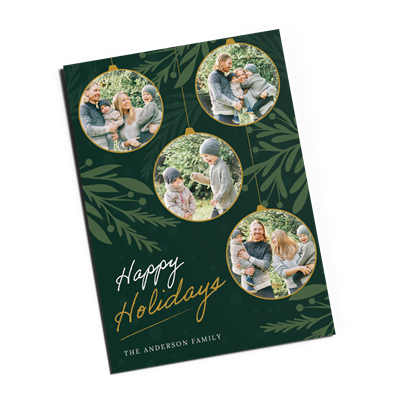 Holiday Card 5"x7"_Holiday Greenery
