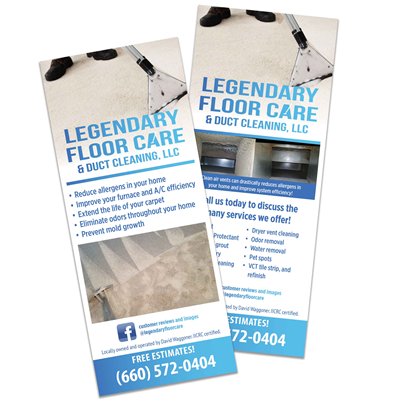 Rack Cards 3.5" x 9"